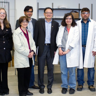 Tour lab group shot